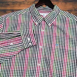 Southern Tide Shirt Mens Large Classic Fit Check Plaid Long Sleeve Button Up
